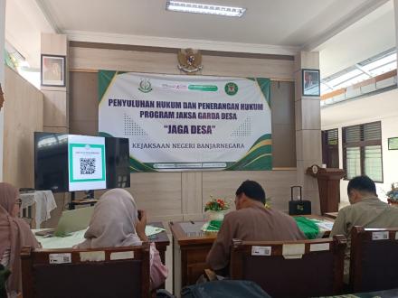 PENYULUHAN HUKUM JAGA DESA KEJAKSAAN NEGERI BANJARNEGARA